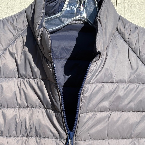 Johnnie-O vest Straits Quilted zip front Large gray - Picture 5 of 14